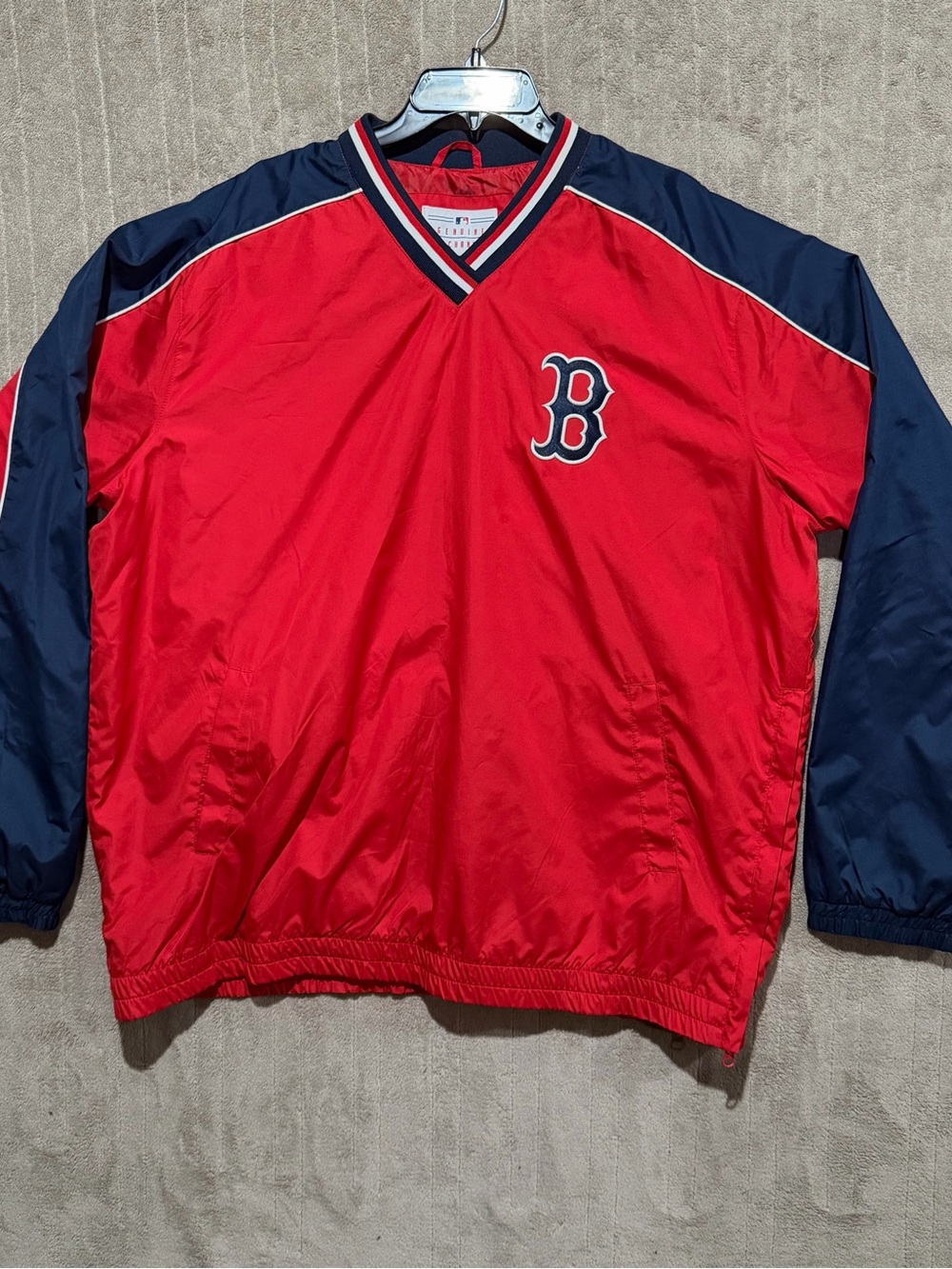 Vintage Boston Red Sox Pullover Jacket Mens XL MLB GIII Carl Banks Windbreaker